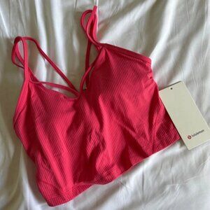 Lululemon Align Strappy Ribbed Tank     Glaze Pink
